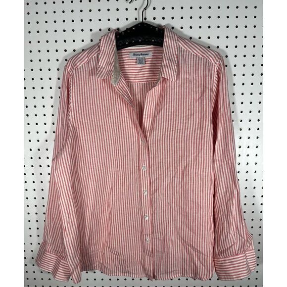 Tommy Bahama button down linen blend shirt size XL - Picture 1 of 5